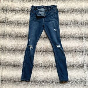 Hollister High Rise Jean Leggings Ripped